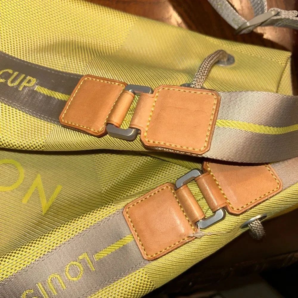 Authentic Louis Vuitton Yellow Canvas Cup Bag .SP0042 - Picture 13 of 14